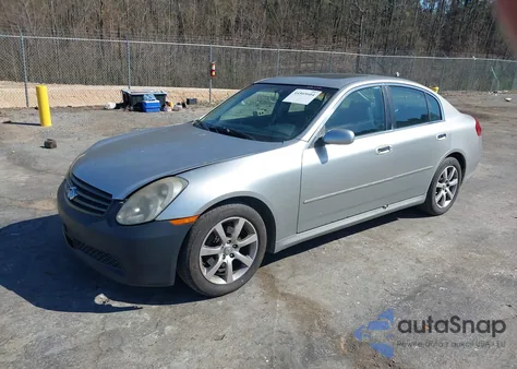 2005 Infiniti G35X z USA, uszkodzony, nr VIN JNKCV51F25M303679